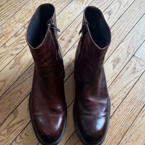 Men's Rich Brown Leather Boots